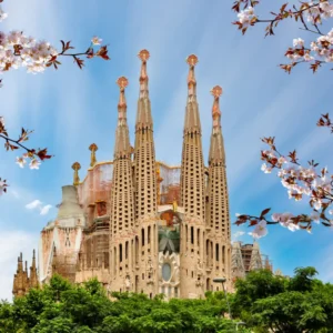 Iglesia, La Sagrada Familia, Barcelona, Espala